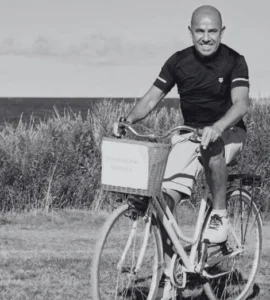 Fabio in bicicletta