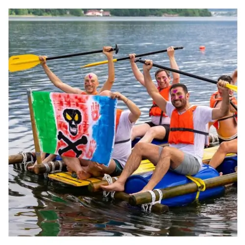 #WackyRaftChallenge con Coster sul Lago di Caldonazzo Trentino